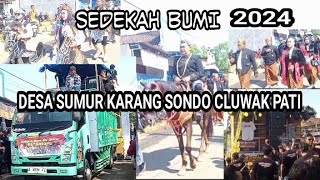 kirab budaya karnaval sedekah bumi desa sumur karang sondo cluwak pati 2024