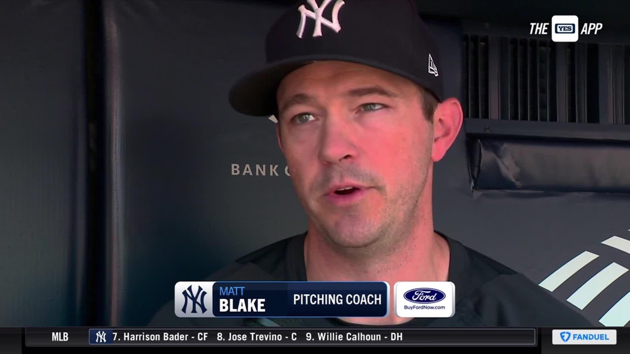 Pitching coach Matt Blake discusses state of Yankees pitching staff