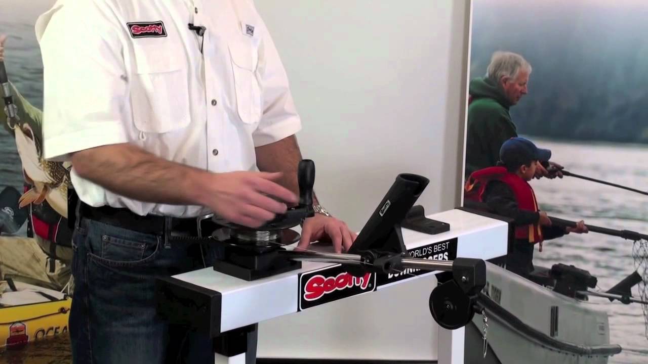 Scotty 1050 Compact Manual Downrigger YouTube