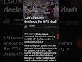 LSU&#39;s Malik Nabers declares for NFL draft #ncaafootball #nfldraft #lsutigers #shorts