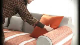 Cómo hacer una funda para el sofá. Manualidades y trucos DIY. | DecoraciónTV