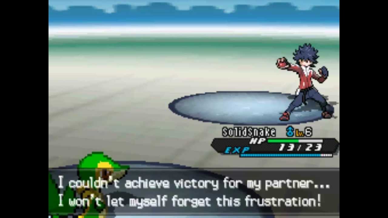Pokémon Black 2 - Rival Battle #1 - YouTube