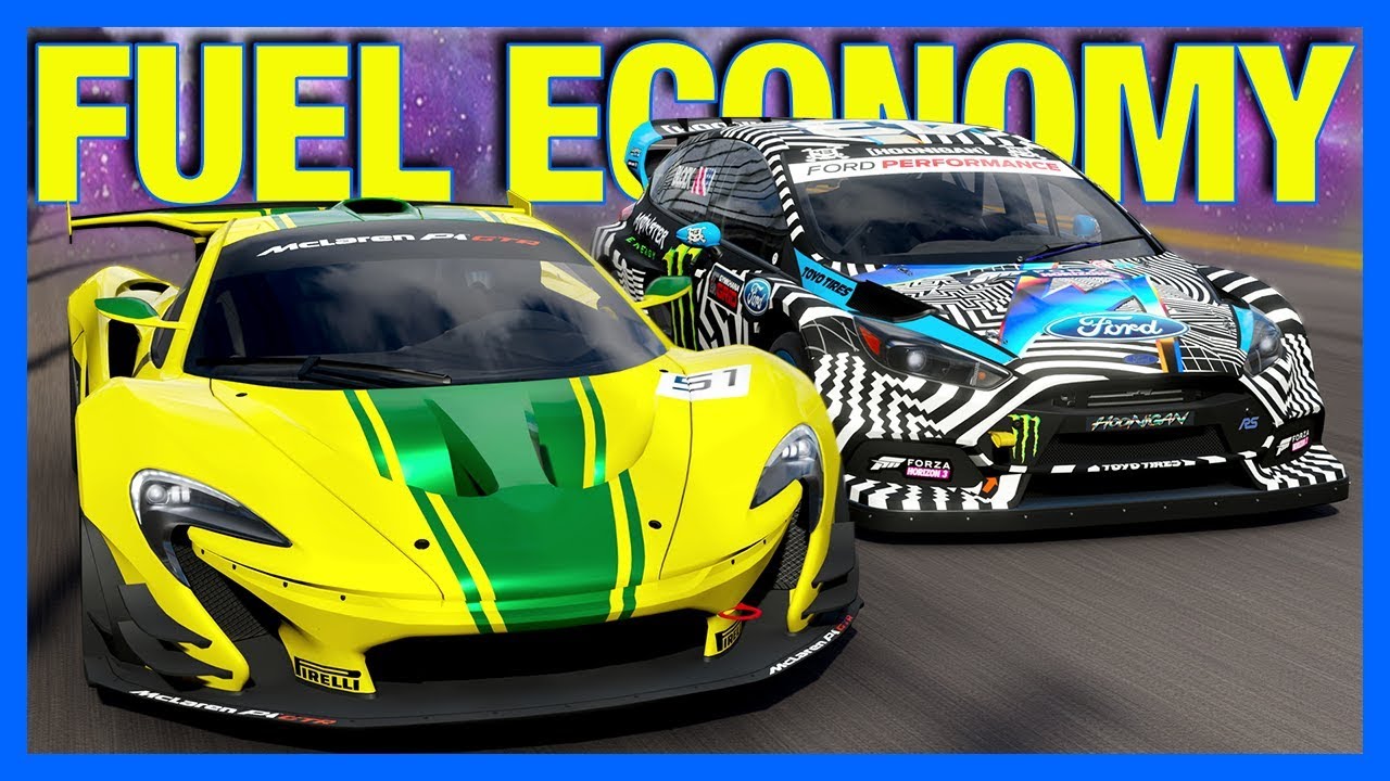 Forza 7 Online : World's Worst Fuel Economy!! (Forza Science)