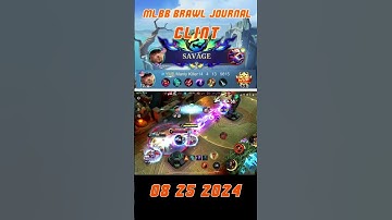 Clint 08/25/2024 [MLBB BRAWL JOURNAL] #mobilelegends #brawl #clint #savage