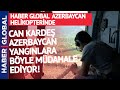 Haber Global Azerbaycan Helikopterinde! Muhabir ve İtfaiyeci Arasında Duygulandıran Anlar!