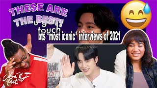 BTS *самые знаковые* интервью 2021 года | РЕАКЦИЯ