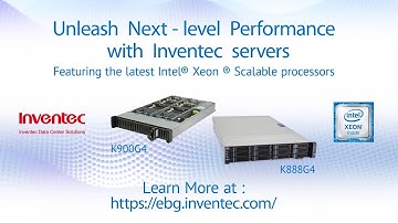 Inventec delivers new solutions based on the latest 2nd Generation Intel Xeon Scalable processors.