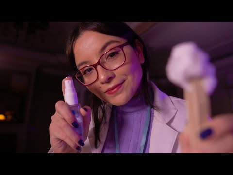 ASMR roleplay | enfermeira da noite cuida de você 🌌 curativo, exames e medicação (atenção pessoal)
