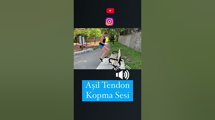 Aşil Tendon Kopmasında Çıkan Ses