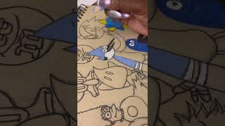 Coloring Mordecai! #regularshow #drawing #mordecai #cartoonnetwork #ohuhu