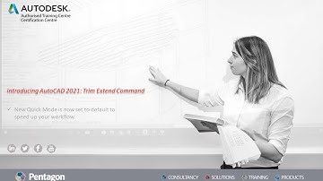 Introducing AutoCAD 2021: Trim Extend Command