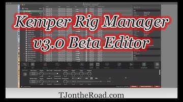 Kemper Rig Manager v3.0 Beta Editor Part 1