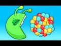 Pacman & Groovy el marciano - Groovy sueña con videojuegos y aprende a jugar con moderación