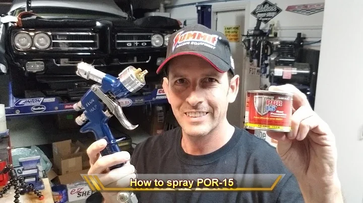 How to Spray POR 15, the best Rust Preventative system Ever!