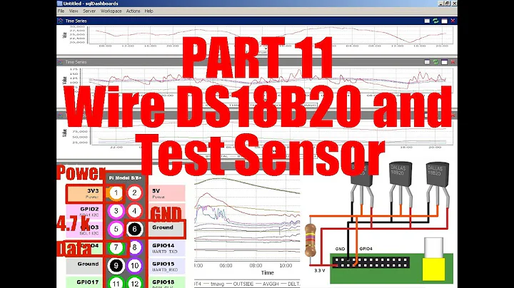 Part 11 Setup Your Own Raspberry Pi Wire And Test DS18B20 Sensor 1-wire Sensors