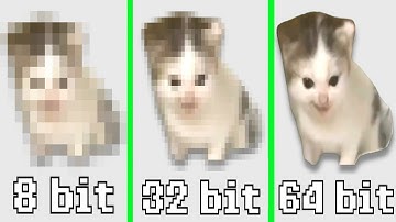 German Cat Everytime with more bits