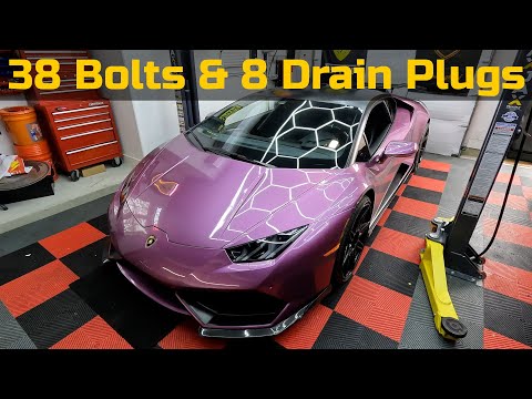 How to Change the Oil in a Lamborghini Huracan LP610-4