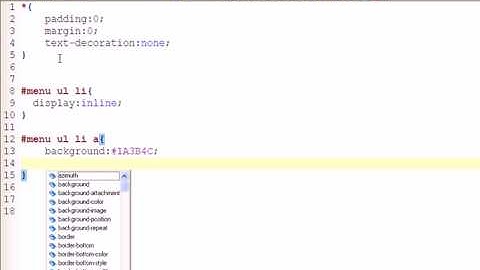 Vídeo-Tutorial  Criar Menu Horizontal - http://www.botecodigital.info