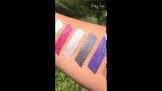 Ashley Lee Cosmetics - Galaxy Glitter Swatches