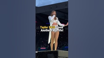 Taylor Swift Interrupts Performance to Help Fan and Nails High Note! Edinburgh Eras Tour #shorts