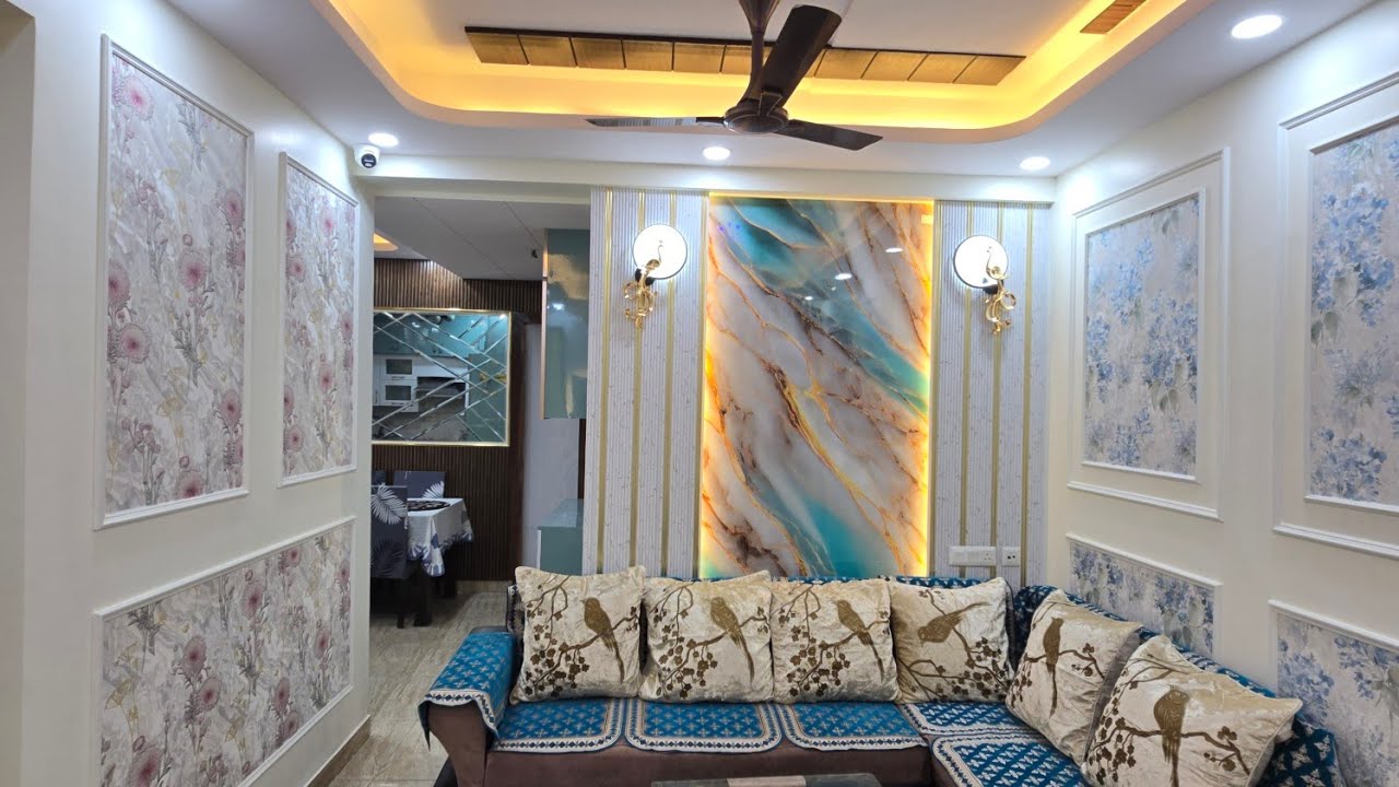 3bhk full interior Divyansh flora C tower call +91-85340-95320 