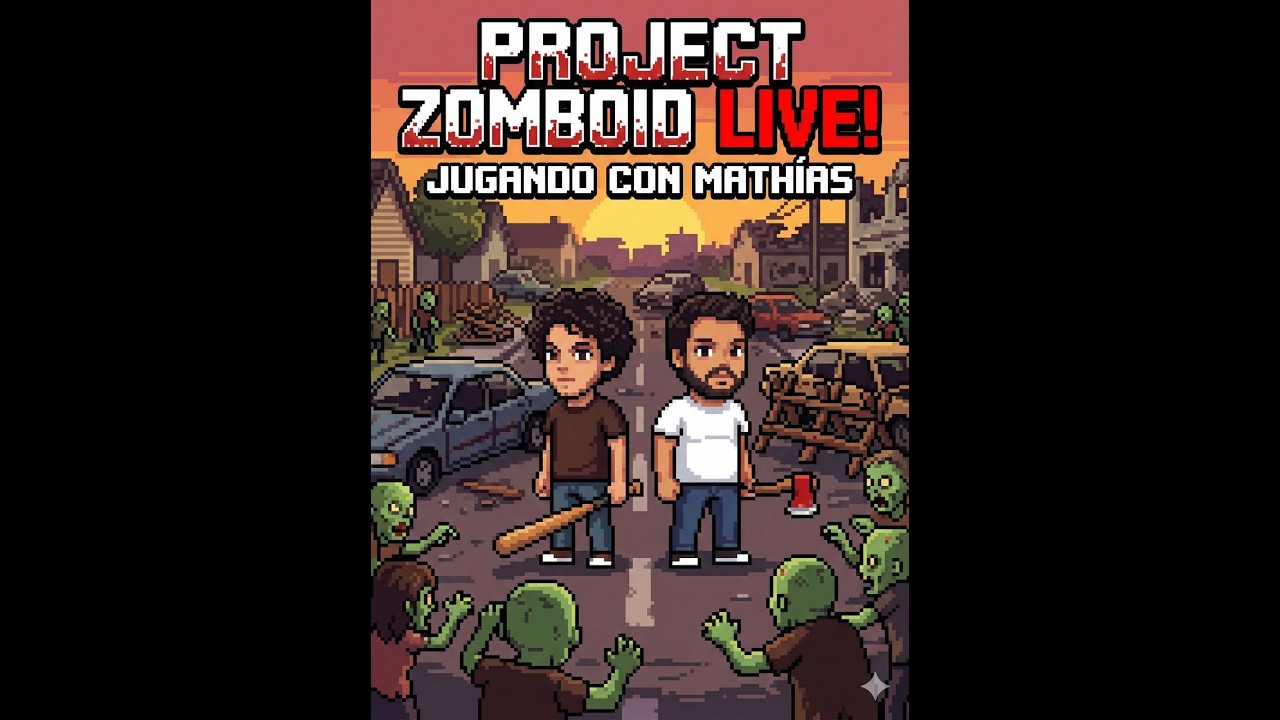 ¡PROJECT ZOMBOID LIVE! | Sobreviviendo al apocalipsis con Mathías EN VERTICAL