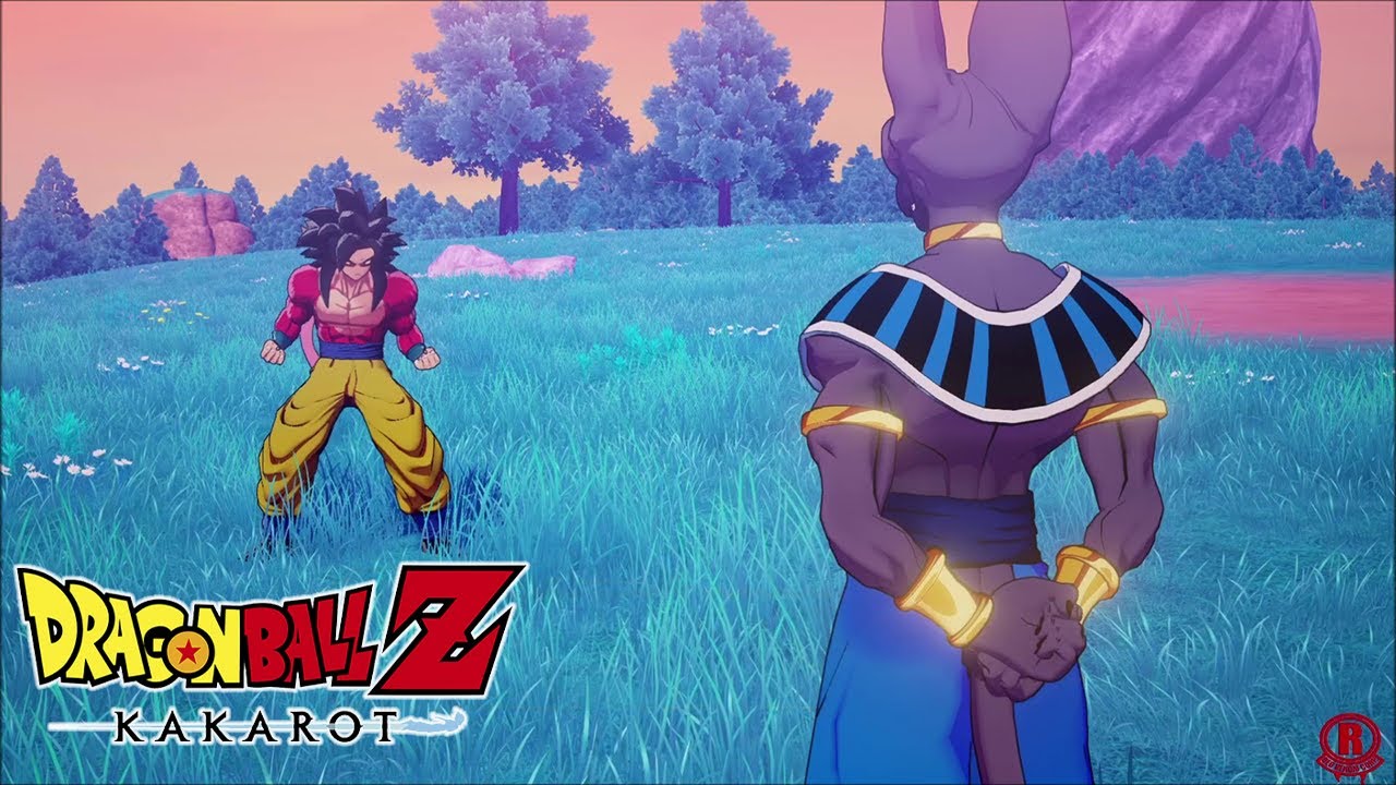 Super Saiyan 4 Goku Vs Beerus & Whis - Dragon Ball Z: Kakarot [1080p 60fps]
