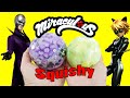 DIY Hawk Moth and Cat Noir Squishies Miraculous Ladybug with Doctor Squish Squishy Maker