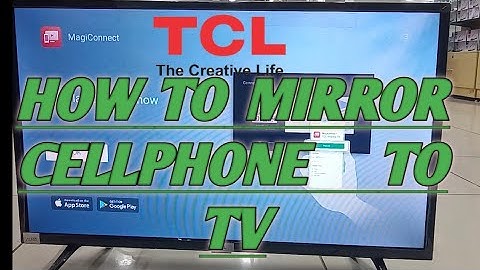 how to screen mirror tcl android tv