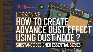 Advance Dust Effect Using Dust Node | Lesson 28 | Chapter5| Substance Designer 2021 Essential Series