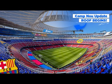 Camp Nou S ROOF Is HERE First EVER Compression Ring Installed Dec 24 2025