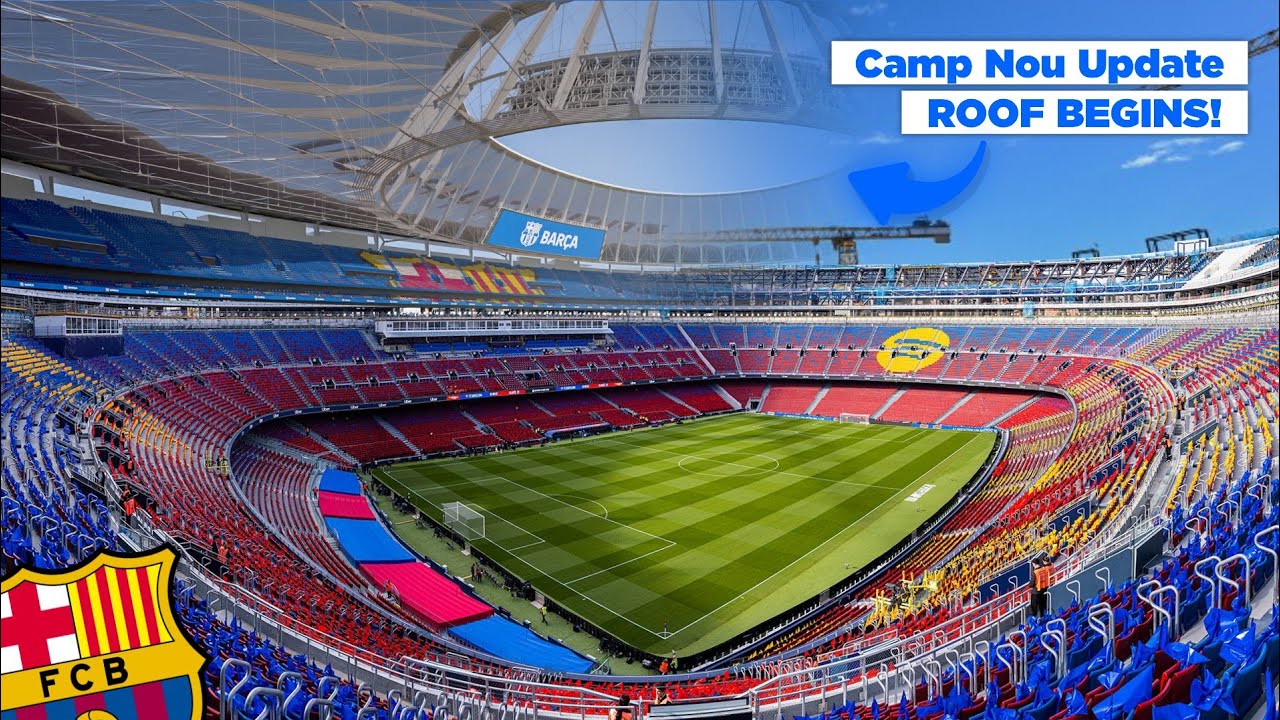 Camp Nou's ROOF is HERE! First EVER Compression Ring Installed | Dec 24, 2025