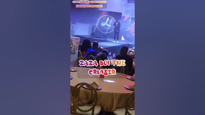 Live performance from zaza boi at Laura Ben fashion and awards night V.I Lagos Nigeria # #boxing