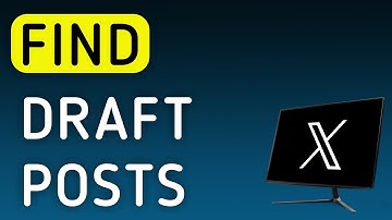 How To Find Draft Posts On X (Twitter) App On PC (New Update)