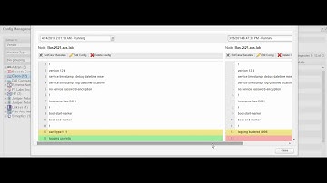 Comparison Config for NCM module