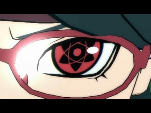 Sarada Meets Sasuke For The Frist Time Activate Sharingan