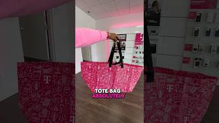 HURRY!! FREE T-MOBILE TOTE at T-Mobile 🩷#freebies #free #tmobile  #deals #shorts