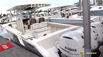 2021 Jupiter 34 Center Console Walkaround Tour - 2020 Fort Lauderdale Boat Show
