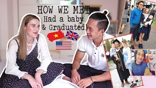 How we met [interracial couple] || AMWF Long Distance Relationship