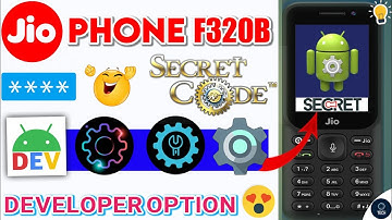 Jio Phone Developer Options Enable