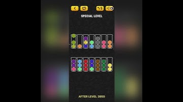 Ball Sort Special Level - Locked Ball (after Level 3950)