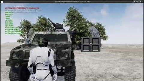 UnrealEngine4 TPS DamageFeed test