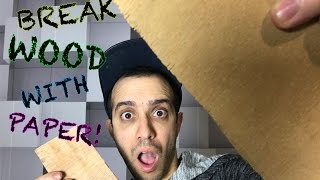 Easiest Way to Break Wood Cool Science Experiment