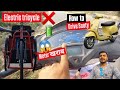 Three wheeler electric vehicle for handicapped❌️ |How to drive Scoty in road | Kundan handicap vlogs