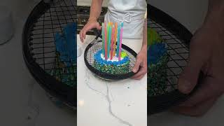 He Used A Tennis Racket To Decorate Cake Pt 10