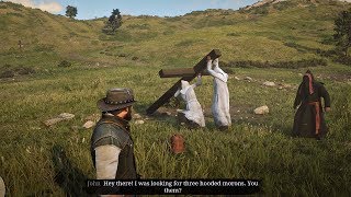 Red Dead Redemption 2 - KKK Accidentally Drop A Cross On Themselves & KKK Leader Boss Fight