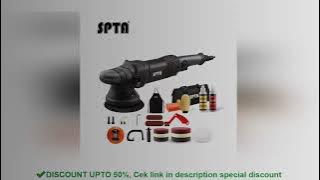 SPTA 5inch 780W Dual Action Polisher Orbit 15mm Auto Polisher DA Car Polisher Home DIY Polisher with