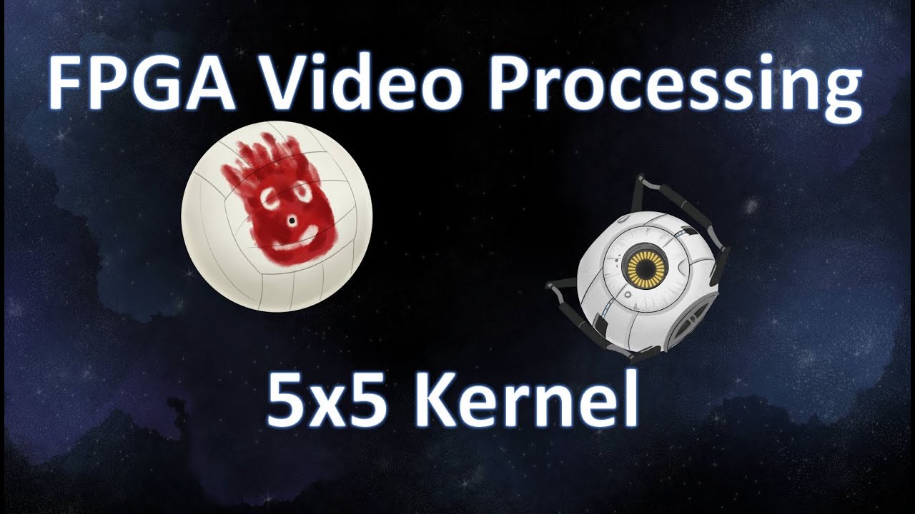 FPGA Video Processing 5x5 Kernel