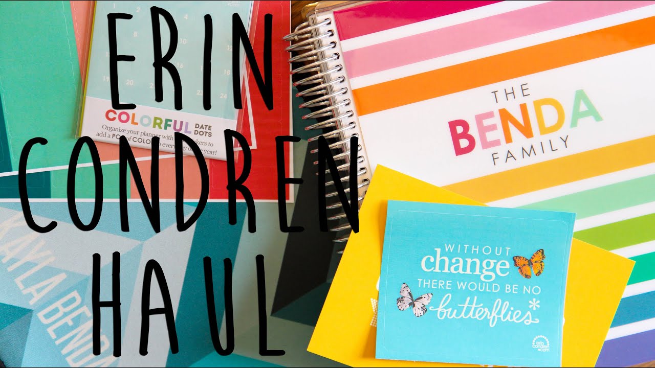 Erin Condren Haul | Address Book, Carry All Clutch, and Giveaway!