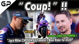 Everyone Shock.!! Jack Miller OFFICIALLY joins Yamaha Factory in 2026 — Lorenzo Brutal SPEAKS OUT!
